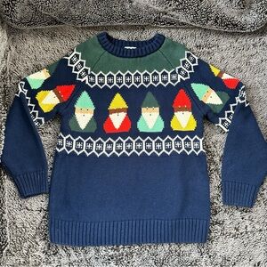 Hanna Andersson Fairisle Gnome Sweater | Boys size 5 | EUC and Christmas ready!